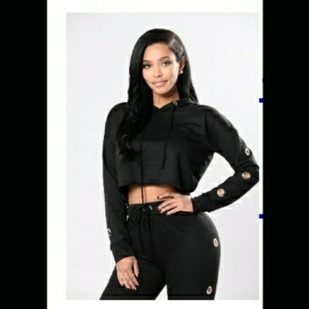 Fashion nova shortie like mine jogger set.